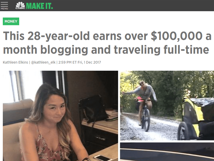 28 year old earns over $100.000 a month blogging and travelling full time. proven way to make money online from home.