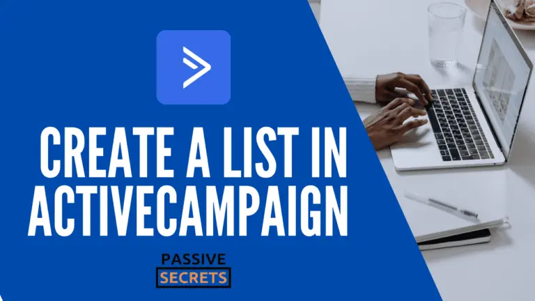 how to create a list in activecampaign