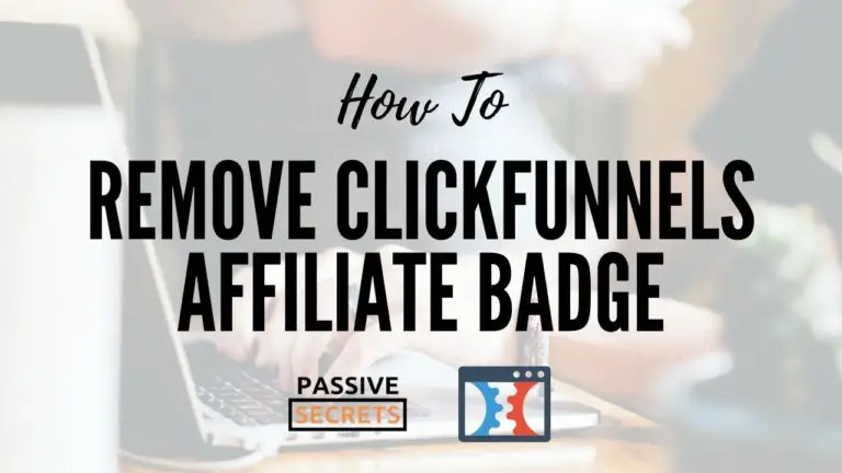 How To Remove ClickFunnels Badge