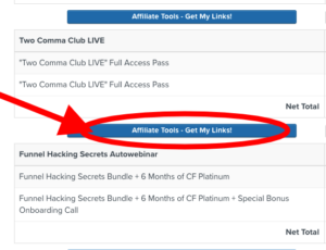 clickfunnels funnel hacking secrets affiliate dashboard