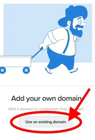 use an existing domain clickfunnels