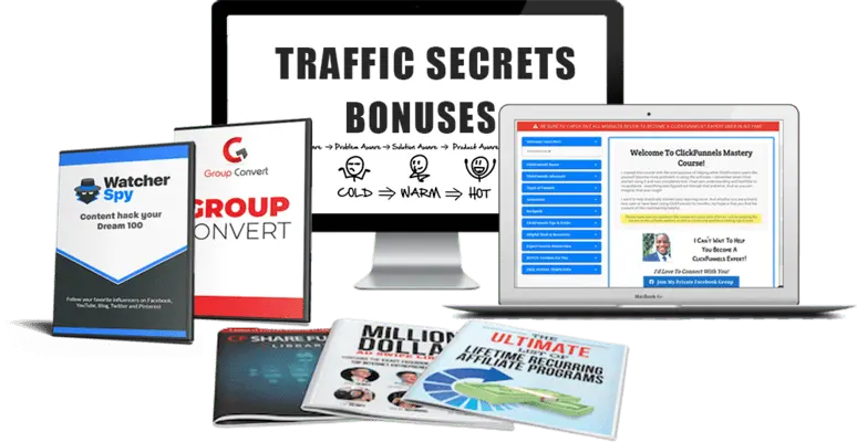 best traffic secrets bonus package