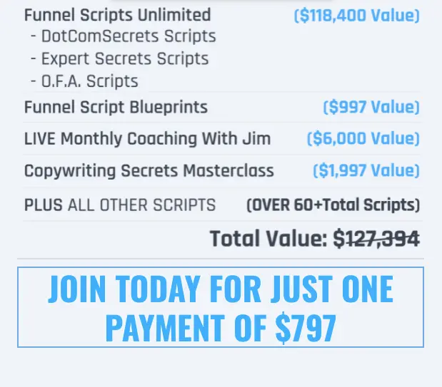 funnel scripts pricing