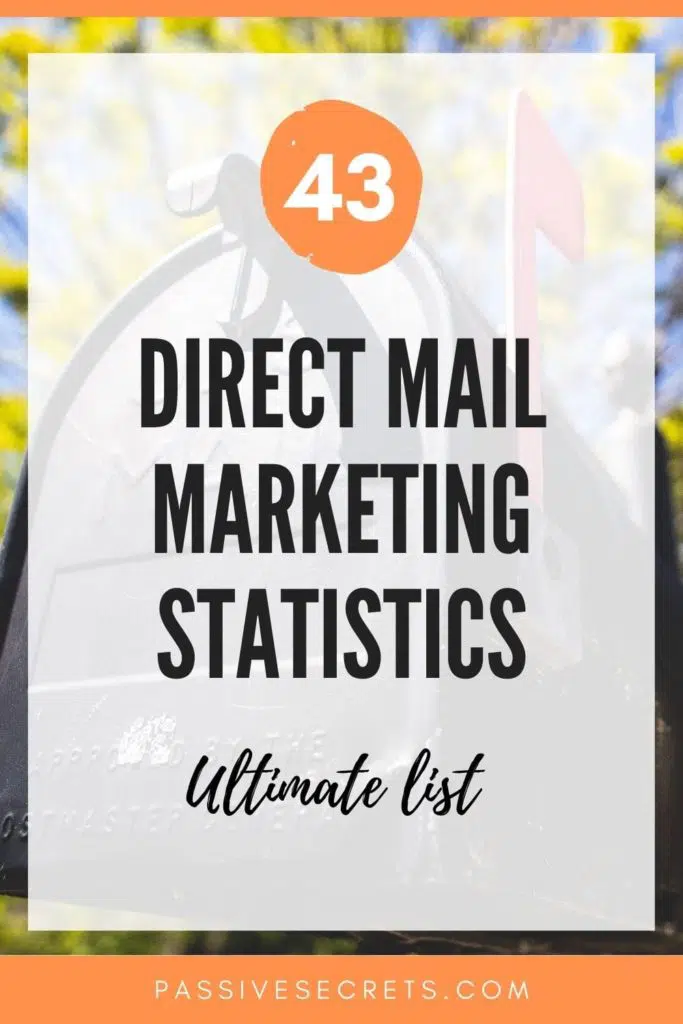 Direct Mail Marketing Statistics PassiveSecrets