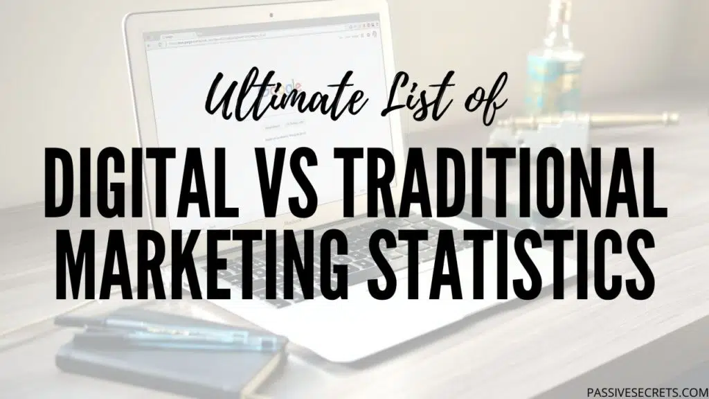 digital marketing vs traditional marketing statistics featured image