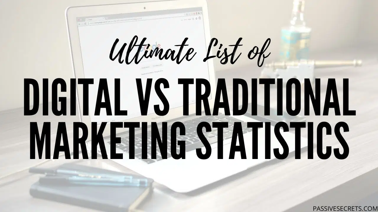 digital marketing vs. traditional marketing statistics featured image