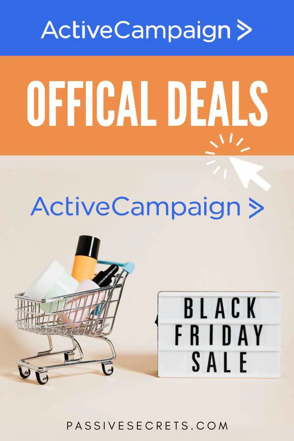 activecampaign black friday and cyber monday sales deals PassiveSecrets