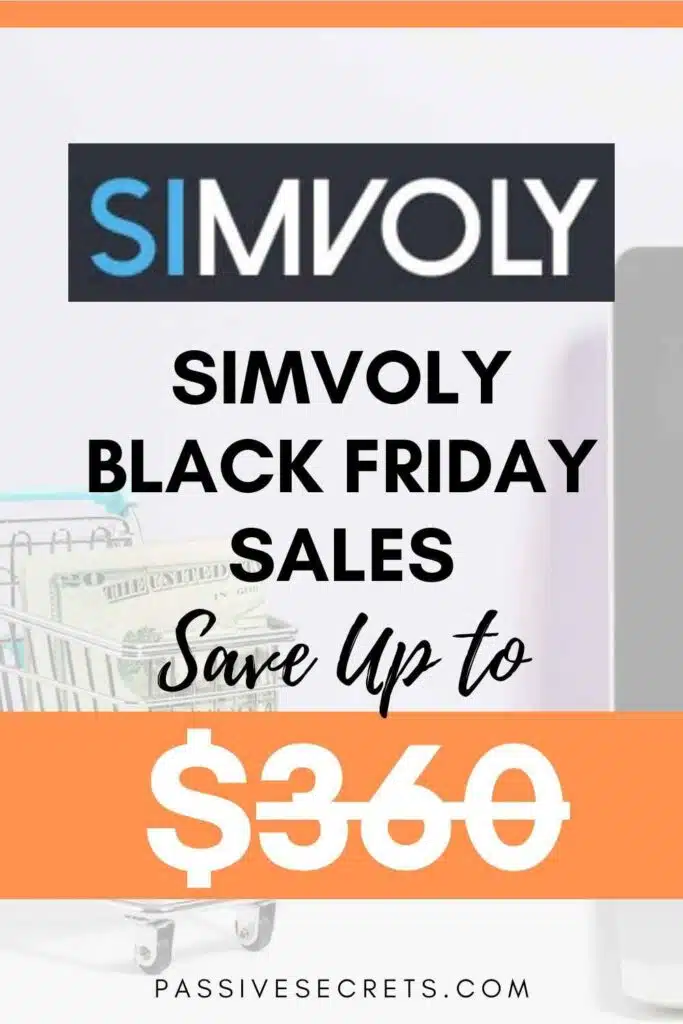 Simvoly Black Friday & Cyber Monday Deals PassiveSecrets