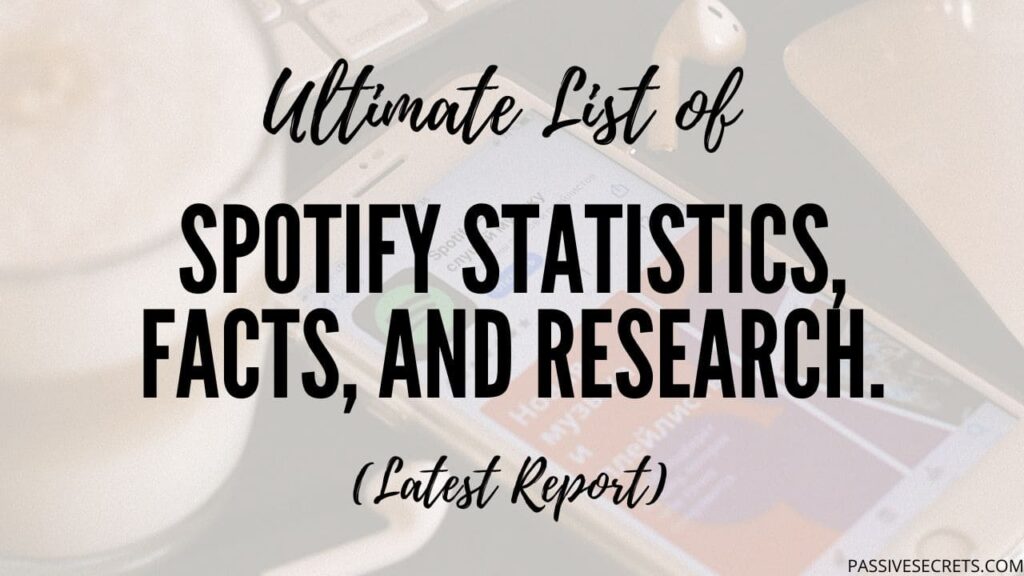 Spotify Statistics, facts, and research Featured Image