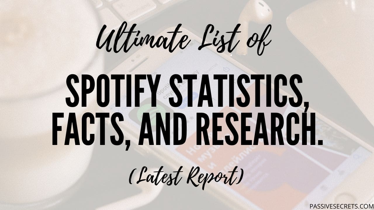 Spotify Statistics, facts, and research Featured Image