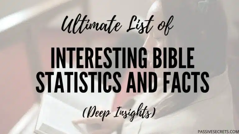 Interesting Bible Statistics and Facts Featured Image