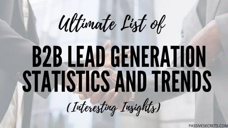 B2B Lead Generation Statistics and trends