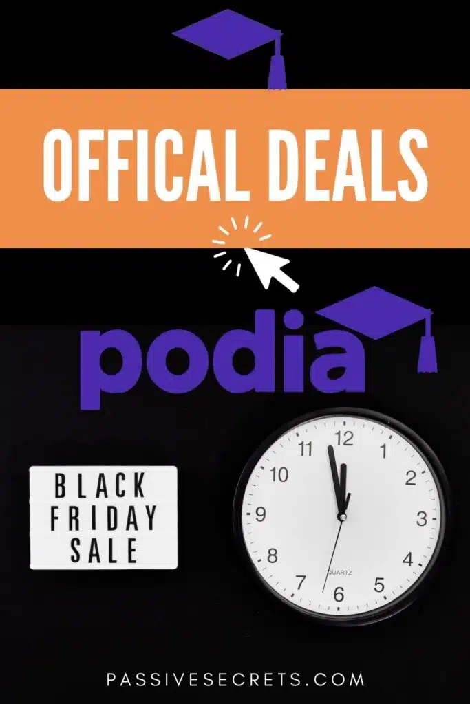 Podia Black Friday pinterest image