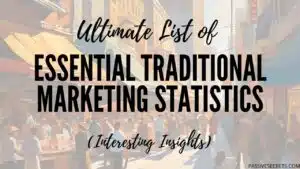 Essential Traditional Marketing Statistics