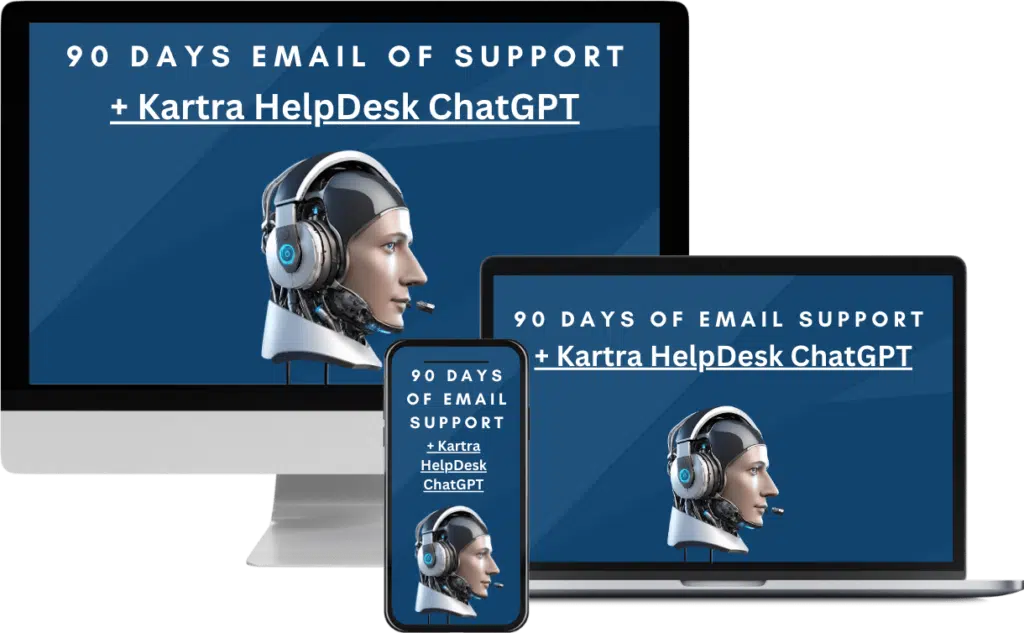 kartra helpdest chatgpt support product image mockup