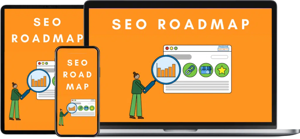 seo roadmap mockup product image