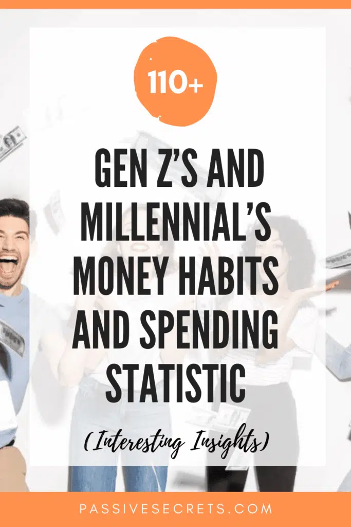 Who Spends Smarter? Gen Z and Millennial Money Habits Compared gen z vs millennials spending statistics pinterest image for passivesecrets