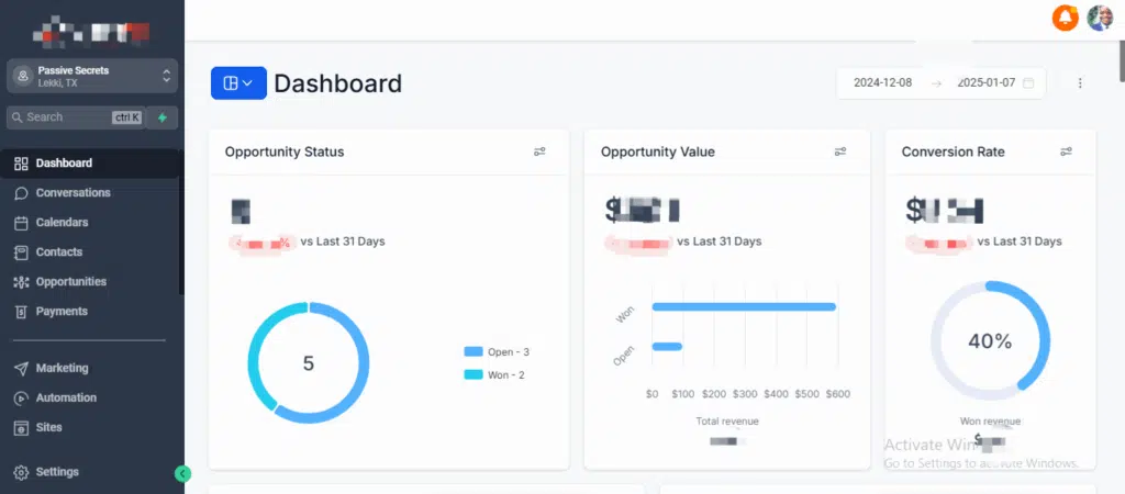 What is GoHighLevel? A Comprehensive Look Into This Tool (2025) gohiglevel dashboard 2025