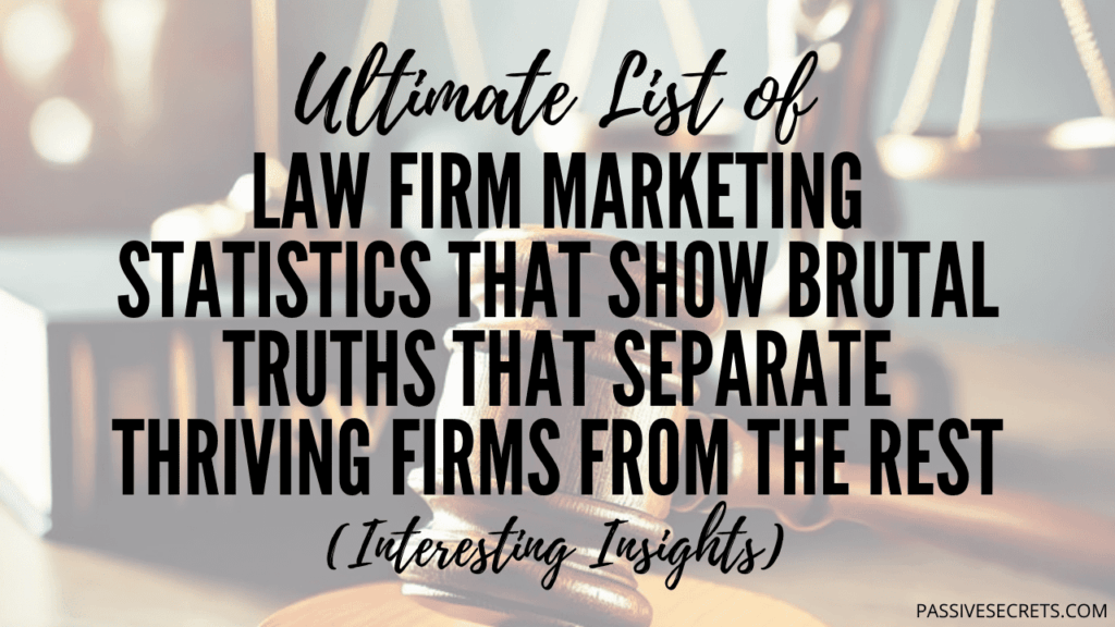 2026 Law Firm Marketing Statistics: The Brutal Truths That Separate Thriving Firms from the Rest Law Firm Marketing Statistics
