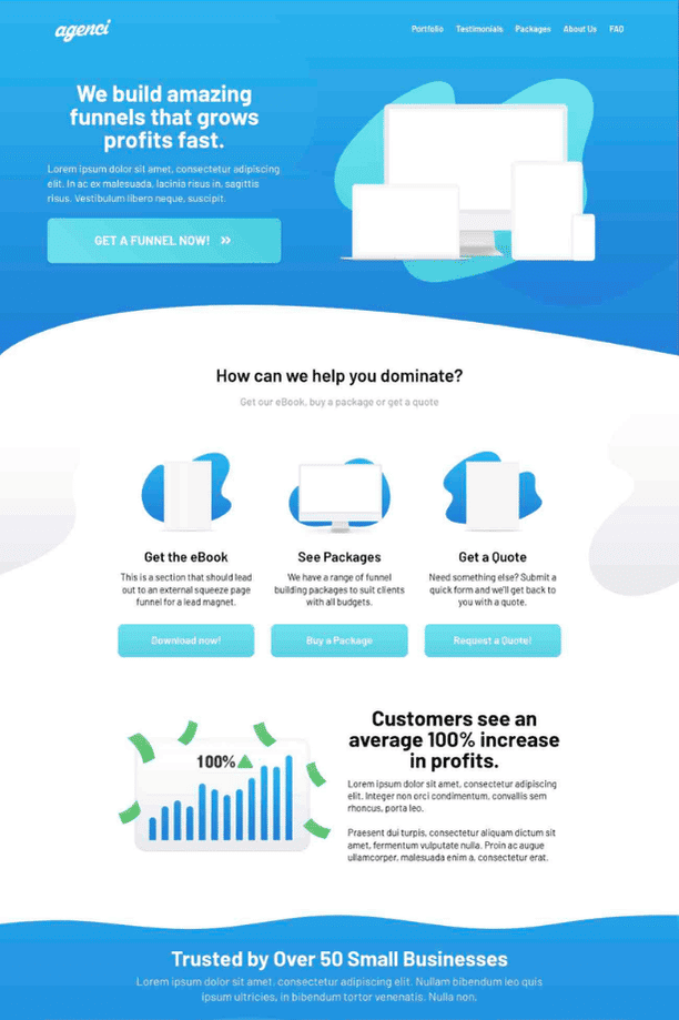1. Welcome To PassiveSecrets Agency Funnels templates c