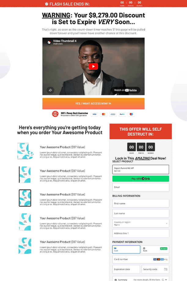 1. Welcome To PassiveSecrets Flash Sale Funnels