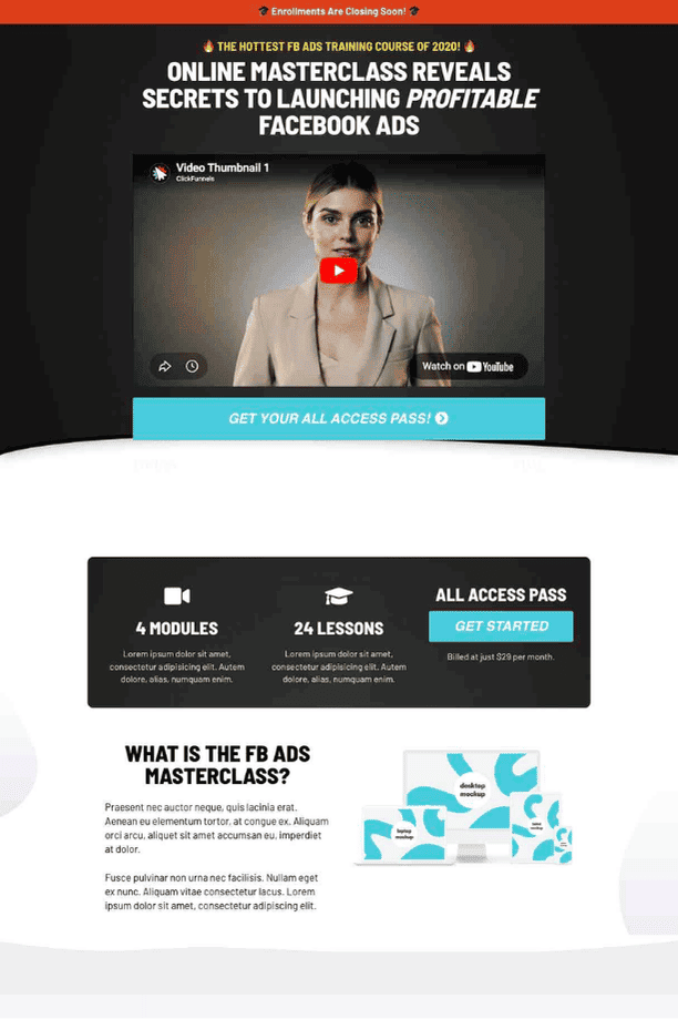 1. Welcome To PassiveSecrets Masterclass Funnels